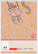 Lade das Bild in den Galerie-Viewer, Malblock | Sweet Wild Cat | A4
