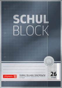 Block | Premium "Schulblock" | A4 | vers. Lineaturen