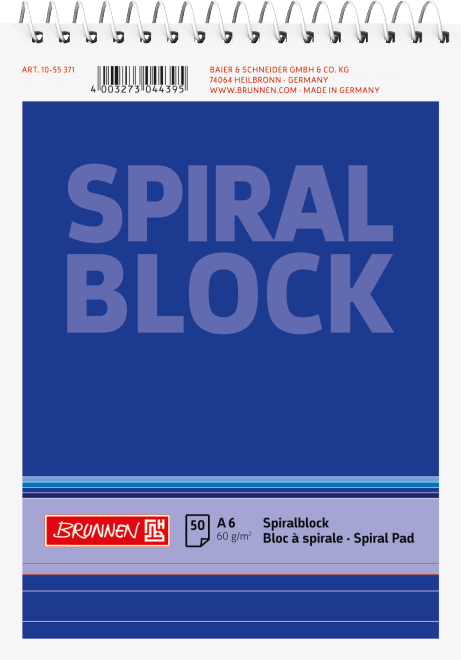 Spiralblock | A6 | Liniert/ kariert