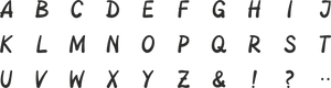 Stempel-Set "Alphabet"